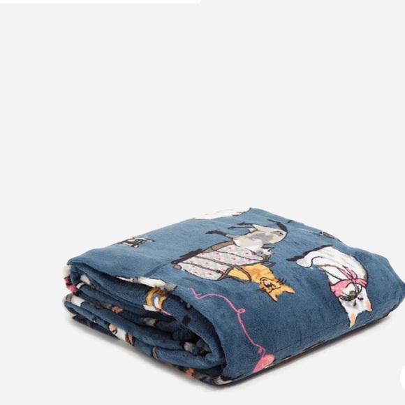 Vera Bradley Fleece Throw Blanket in Cats Meow NWT - Picture 2 of 6